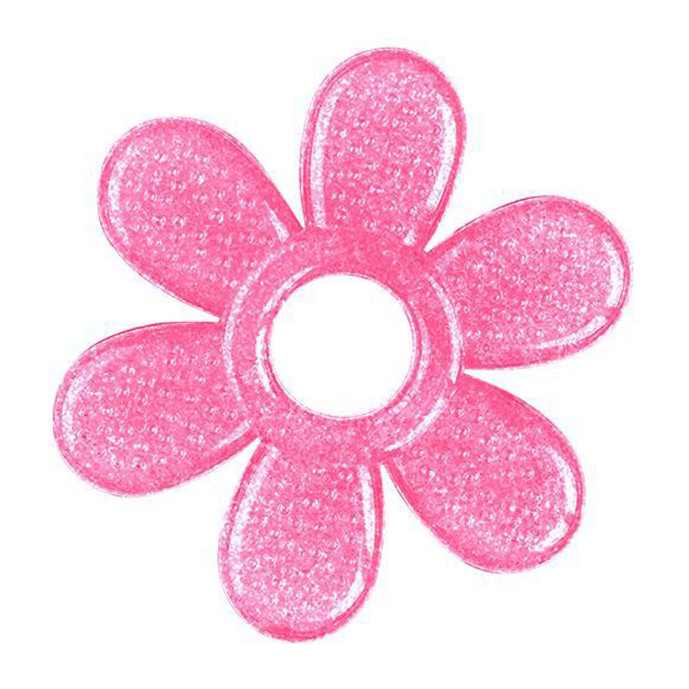 BabyOno zselés hűtőrágóka - rózsaszín virág