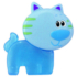 Kép 1/2 - Baby Mix hűthető rágóka - kék cica